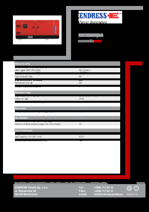 Дизельні генератори Endress ESE 200 PW/AS 