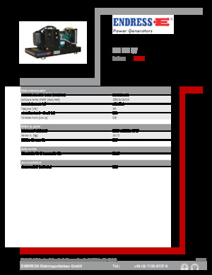 Дизельні генератори Endress ESE 220 IW