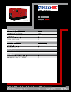 Дизельні генератори Endress ESE 35 YW/MS