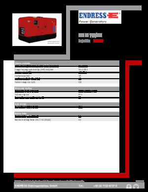 Дизельні генератори Endress ESE 35 YW/MS