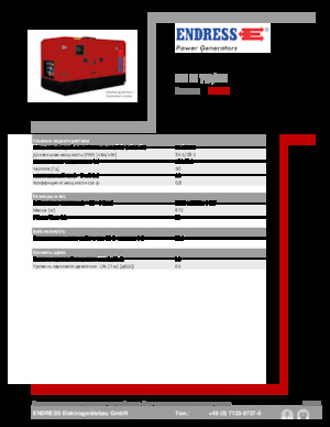 Дизельні генератори Endress ESE 35 YW/MS