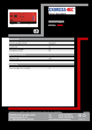 Дизельні генератори Endress ESE 405 VW/AS 