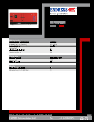 Дизельні генератори Endress ESE 405 VW/AS 