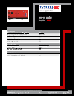 Дизельні генератори Endress ESE 405 VW/AS 