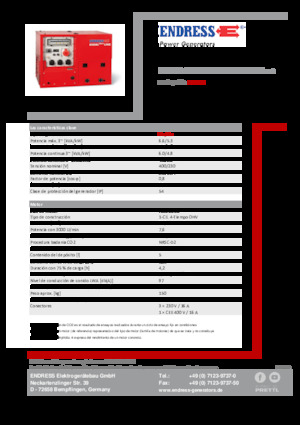 Бензинові електрогенератори Endress ESE 608 DHG ES DI ISO Duplex Silent