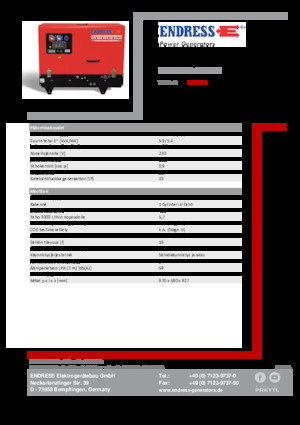 Бензинові електрогенератори Endress ESE 608 YS-GT ES DI