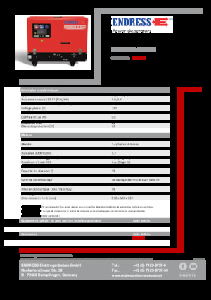 Бензинові електрогенератори Endress ESE 608 YS-GT ES DI