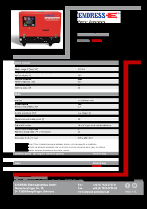 Бензинові електрогенератори Endress ESE 608 YS-GT ES DI
