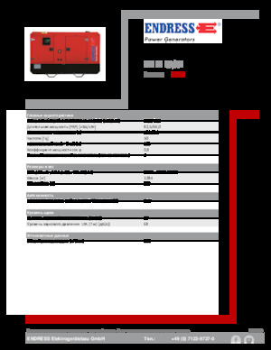 Дизельні генератори Endress ESE 90 IW/AS