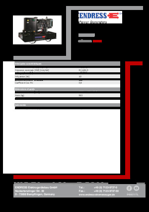 Дизельні генератори Endress ESE 90 IW