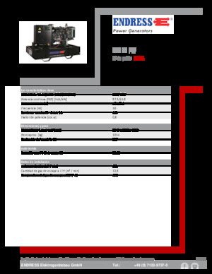 Дизельні генератори Endress ESE 90 PW 