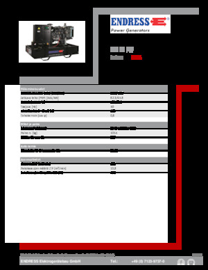 Дизельні генератори Endress ESE 90 PW 