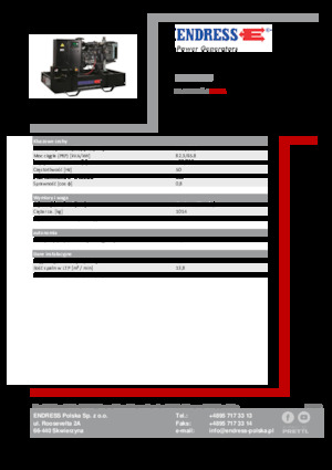 Дизельні генератори Endress ESE 90 PW 