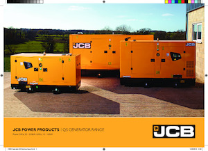 Дизельні генератори JCB G20S