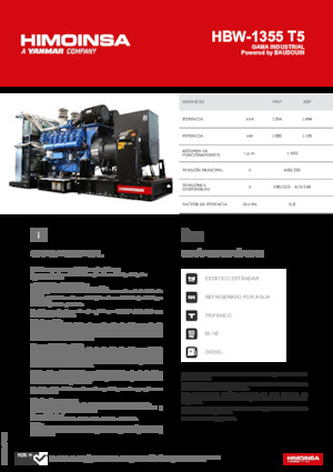 Дизельні генератори HIMOINSA HBW-1355 T5