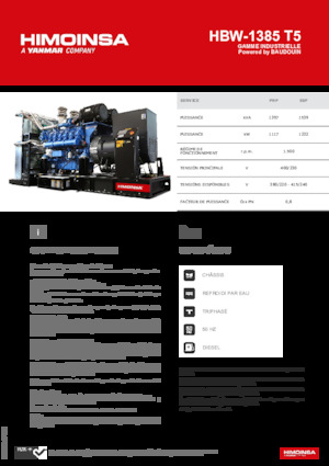 Дизельні генератори HIMOINSA HBW-1385 T5