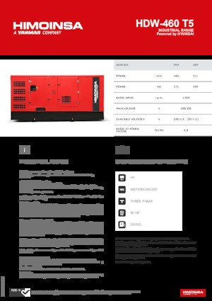 Дизельні генератори HIMOINSA HDW-460 T5