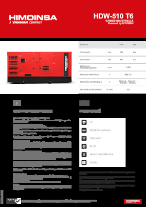 Дизельні генератори HIMOINSA HDW-510 T6