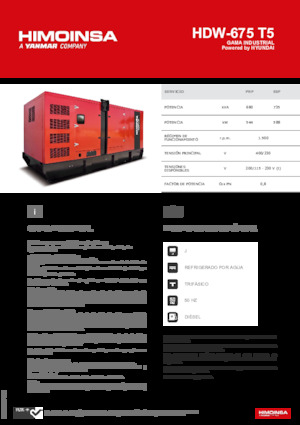 Дизельні генератори HIMOINSA HDW-675 T5