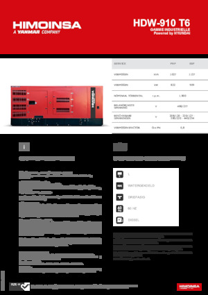 Дизельні генератори HIMOINSA HDW-910 T6