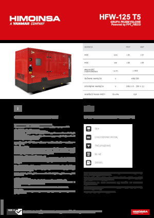 Дизельні генератори HIMOINSA HFW-125 T5