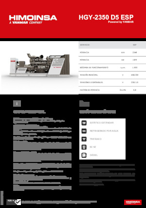 Дизельні генератори HIMOINSA HGY-2350 D5 ESP