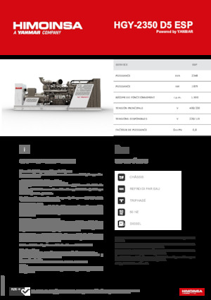 Дизельні генератори HIMOINSA HGY-2350 D5 ESP