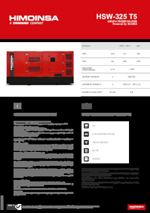 Дизельні генератори HIMOINSA HSW-325 T5