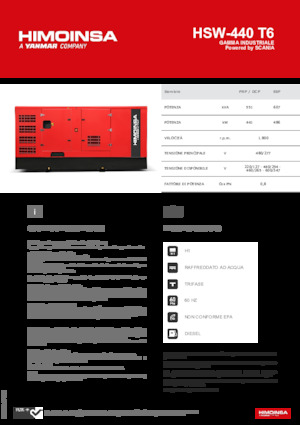 Дизельні генератори HIMOINSA HSW-440 T6