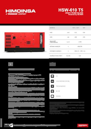 Дизельні генератори HIMOINSA HSW-610 T5