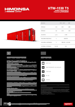 Дизельні генератори HIMOINSA HTW-1530 T5