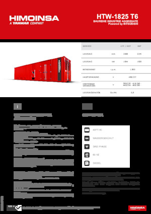 Дизельні генератори HIMOINSA HTW-1825 T6
