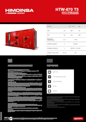Дизельні генератори HIMOINSA HTW-670 T5