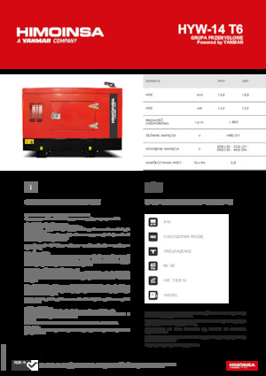 Дизельні генератори HIMOINSA HYW-14 T6
