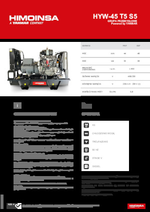 Дизельні генератори HIMOINSA HYW-45 T5 S5
