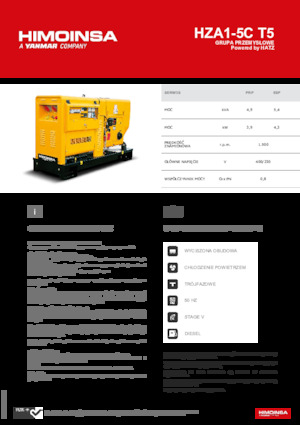 Дизельні генератори HIMOINSA HZA1-5C T5