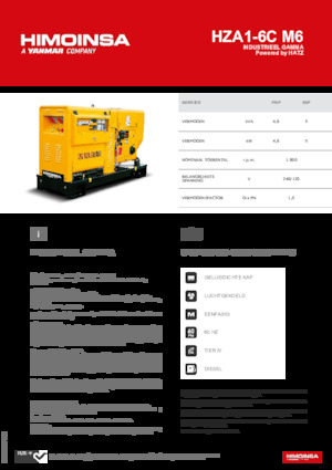 Дизельні генератори HIMOINSA HZA1-6C M6