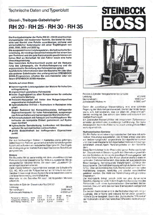 Автонавантажувач дизельний Steinbock RH 30 D