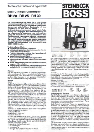 Автонавантажувач дизельний Steinbock RH 25 D