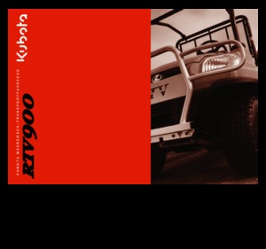 Муніципальний багатофункціональний транспортний засіб Дизель Kubota RTV 900 G