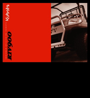 Муніципальний багатофункціональний транспортний засіб Дизель Kubota RTV 900 G