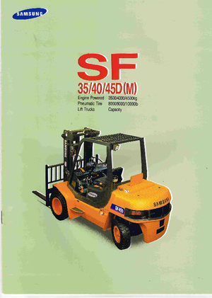 Автонавантажувач дизельний Samsung SF 40 D