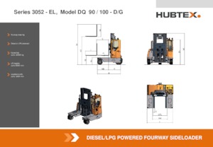 Дизельні бокові завантажувачі Hubtex DQ 100-G