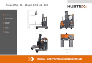 Дизельні бокові завантажувачі Hubtex DQ 45-D