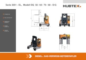 Дизельні бокові завантажувачі Hubtex DQ 70-D