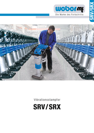 Бензинові та дизельні трамбовки weber mt SRX 75 DH