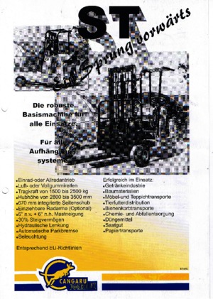 Дизельні вилкові навантажувачі Cangaru / Transmanut ST.30.5b.2528 D.Ra