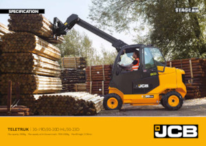 Телескопічні навантажувачі JCB TLT30-20D-HL 