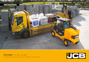 Телескопічні навантажувачі JCB TLT35-23D 
