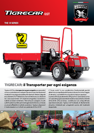 Муніципальні трактори Carraro Tigrecar 3200 GST